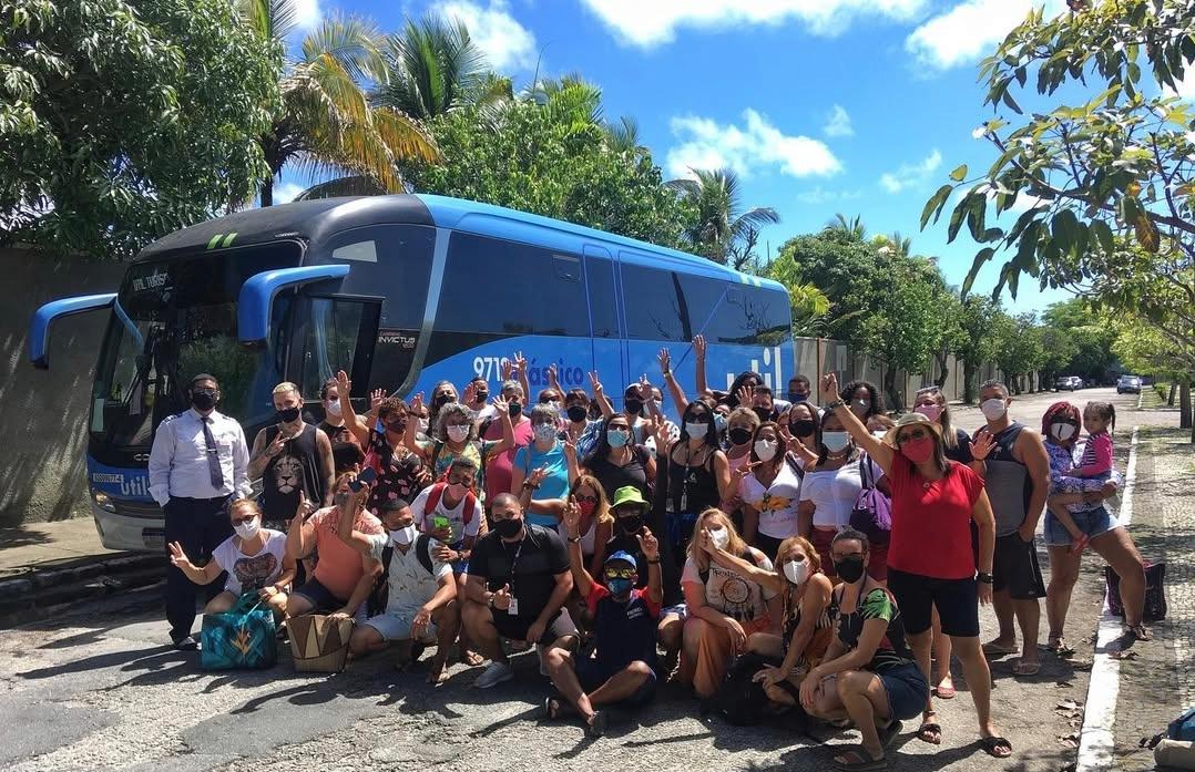 Grupo em excursão